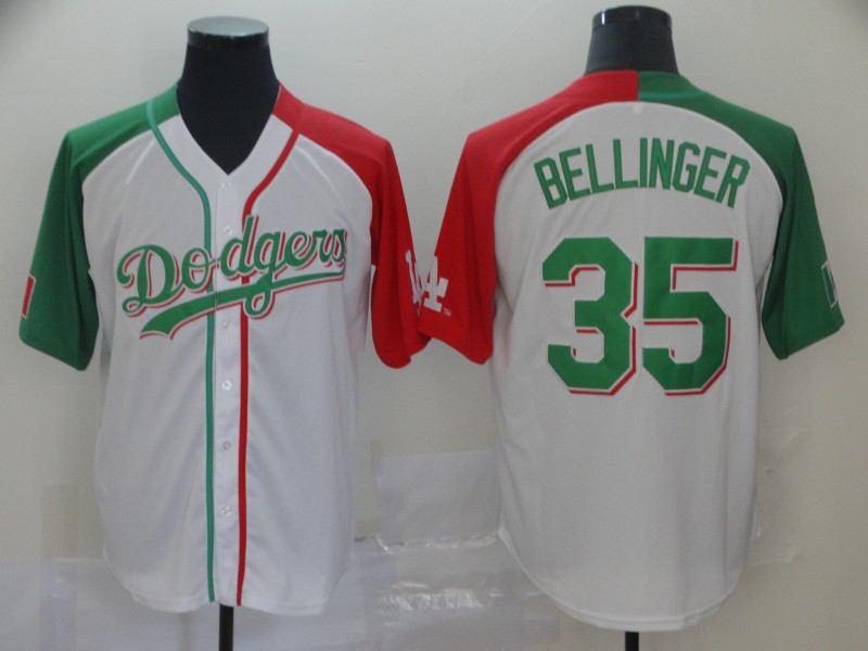 Dodgers 35 Cody Bellinger White Mexican Heritage Culture Night Jersey Mexico - Click Image to Close