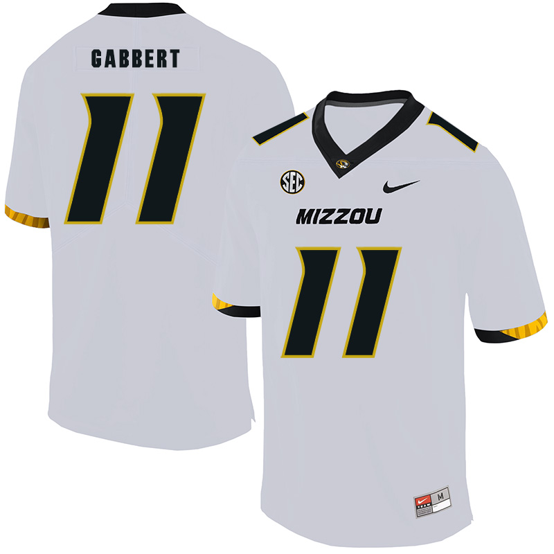 Missouri Tigers 11 Blaine Gabbert White Nike College Football Jersey