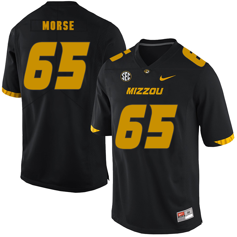 Missouri Tigers 65 Mitch Morse Black Nike College Football Jersey