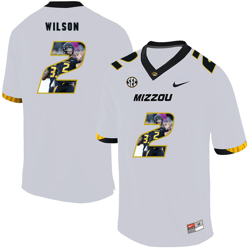 Missouri Tigers 2 Micah Wilson White Nike Fashion College Football Jersey