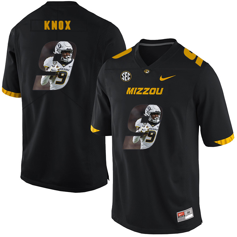 Missouri Tigers 9 Jalen Knox Black Nike Fashion College Football Jersey - Click Image to Close