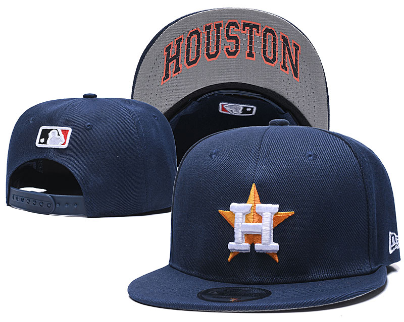 Astros Team Logo Navy Adjustable Hat GS