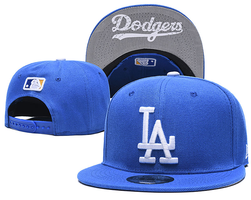 Dodgers Team Logo Royal Adjustable Hat GS