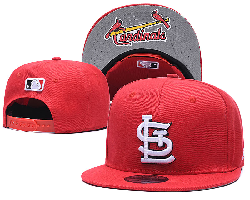 St. Louis Cardinals Team Logo Red Adjustable Hat GS