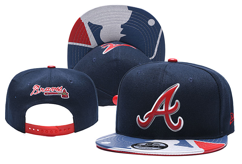 Braves Team Logo Navy Adjustable Hat YD