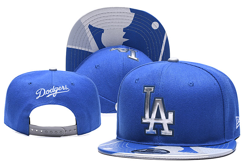 Dodgers Team Logo Royal Adjustable Hat YD