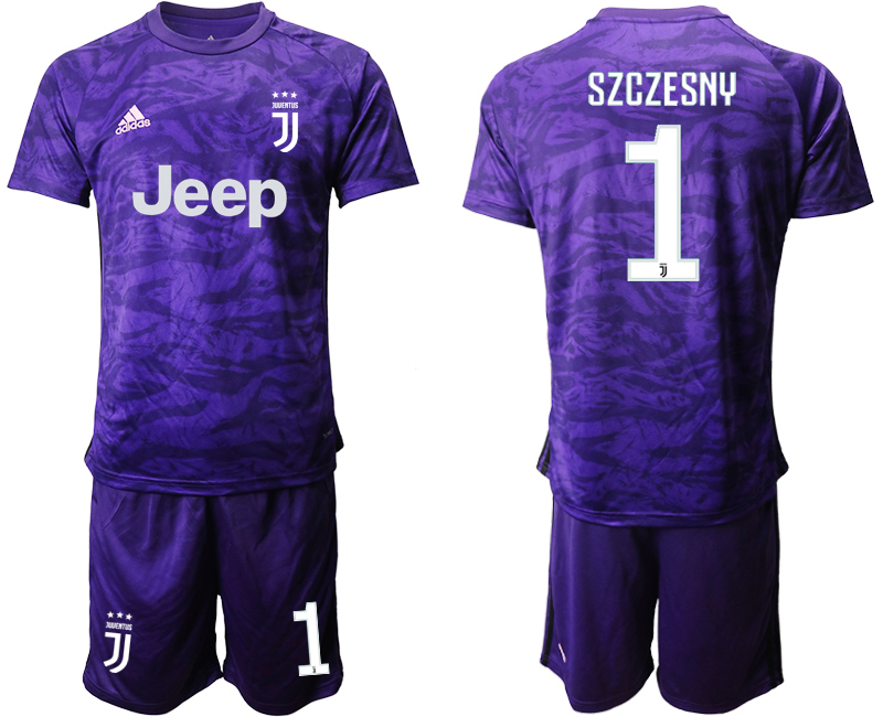 2019-20 Juventus 1 SZCZESNY Purple Goalkeeper Soccer Jersey