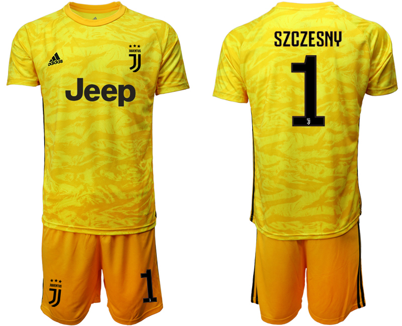 2019-20 Juventus 1 SZCZESNY Yellow Goalkeeper Soccer Jersey