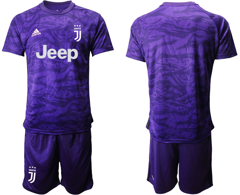 2019-20 Juventus Purple Goalkeeper Soccer Jersey - Click Image to Close