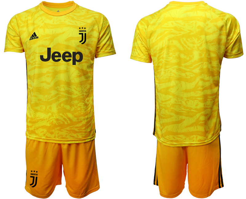 2019-20 Juventus Yellow Goalkeeper Soccer Jersey