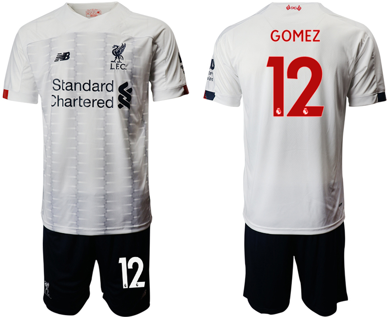 2019-20 Liverpool 12 GOMEZ Away Soccer Jersey