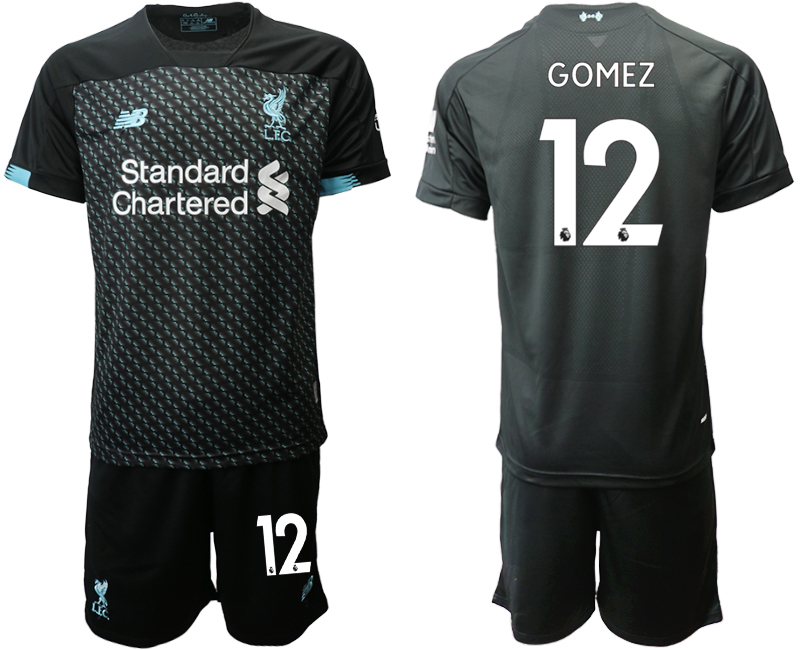 2019-20 Liverpool 12 GOMEZ Third Away Soccer Jersey - Click Image to Close