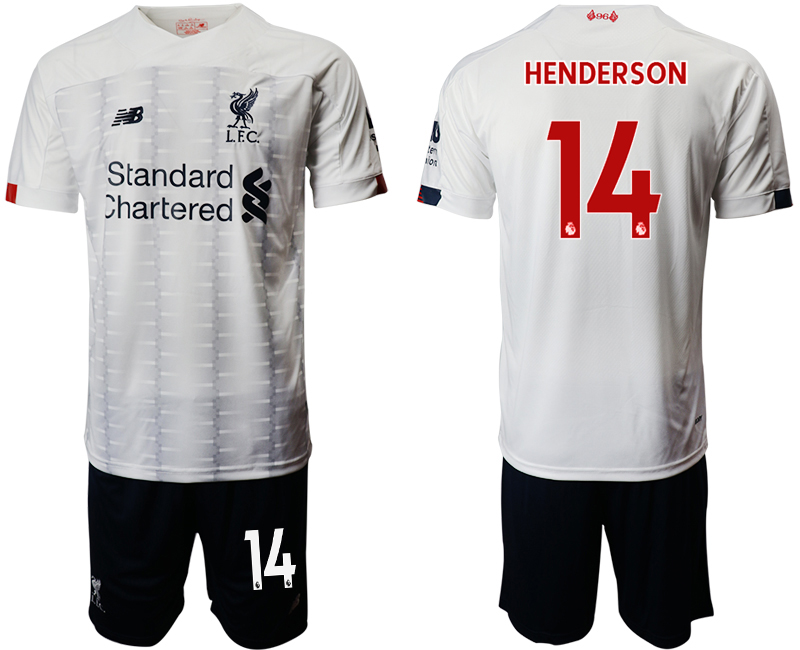 2019-20 Liverpool 14 HENDERSON Away Soccer Jersey