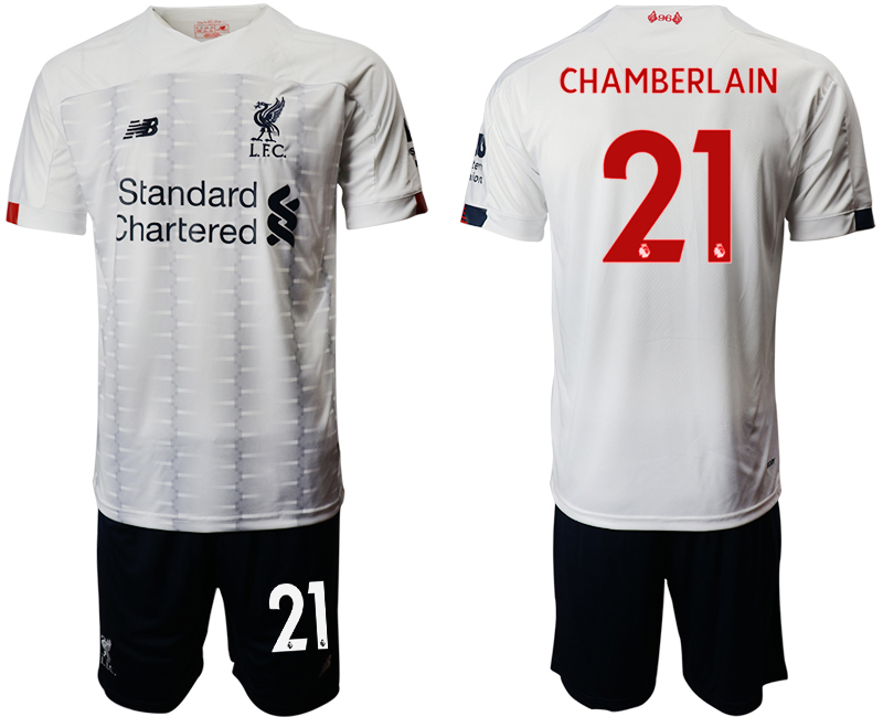 2019-20 Liverpool 21 CHAMBERLAIN Away Soccer Jersey
