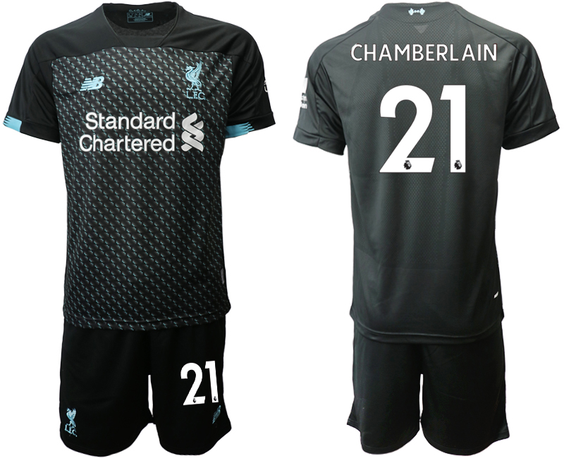 2019-20 Liverpool 21 CHAMBERLAIN Third Away Soccer Jersey - Click Image to Close