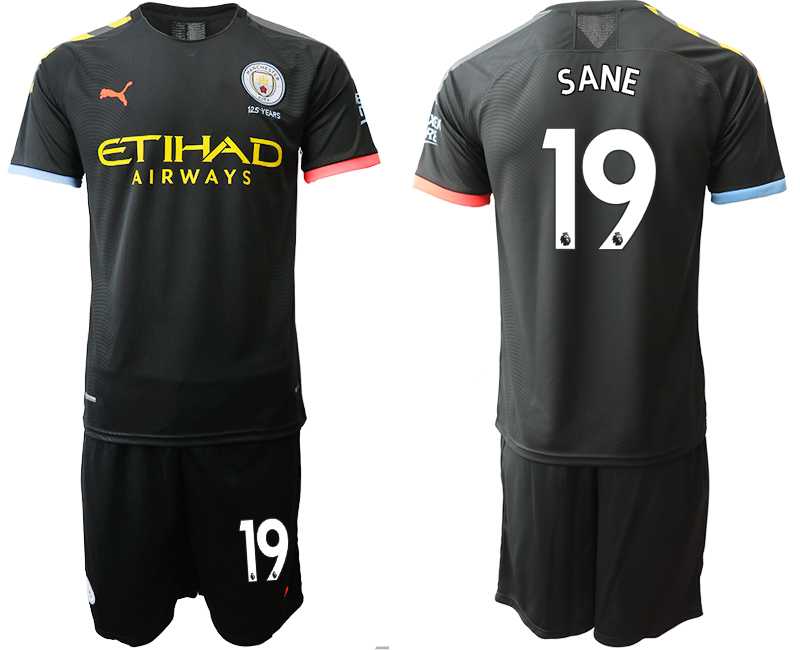 2019-20 Manchester City 19 SANE Away Soccer Jersey