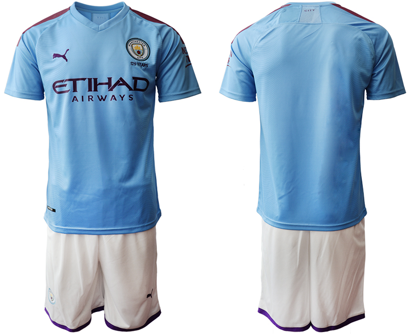 2019-20 Manchester City Home Soccer Jersey