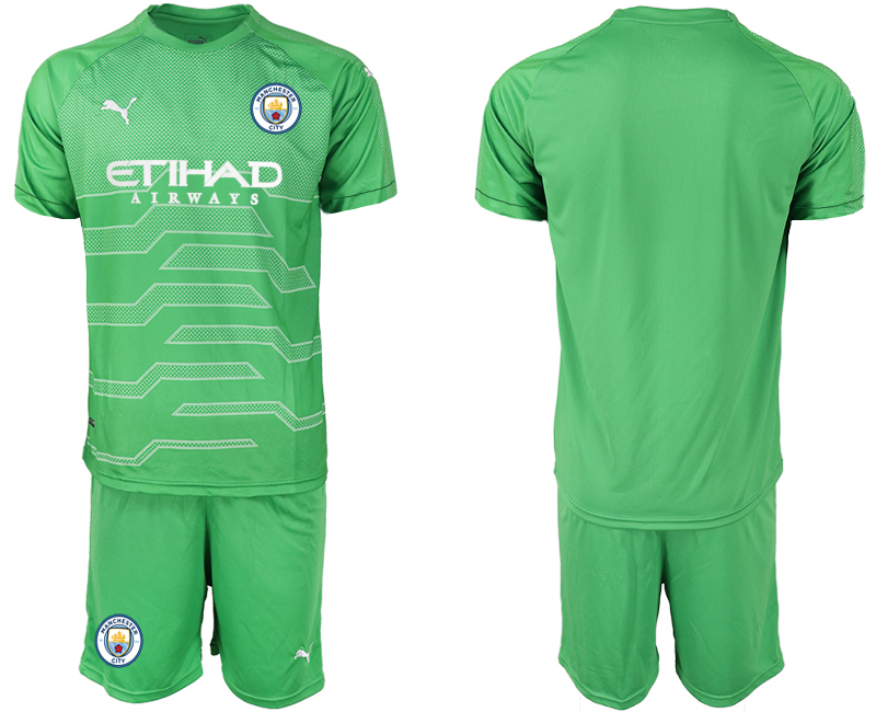 2019-20 Manchester Green Goalkeepe Soccer Jersey
