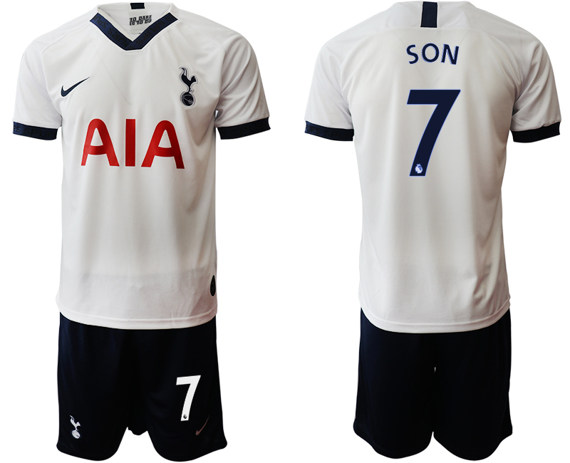 2019-20 Tottenham Hotspur 7 SON Home Soccer Jersey - Click Image to Close