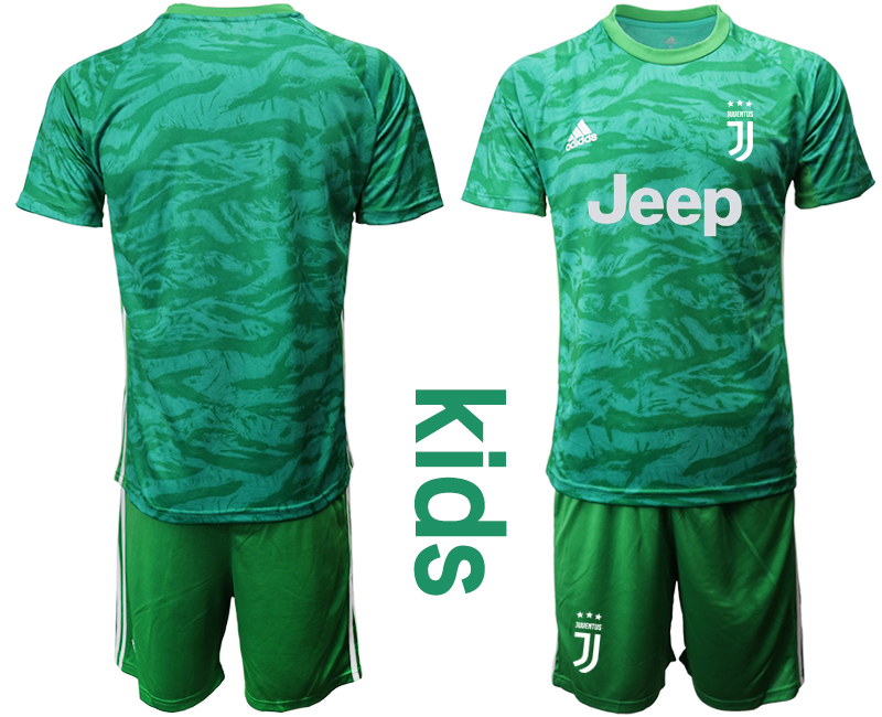 2019-20 Juventus Green Youth Goalkeeper Soccer Jersey - Click Image to Close