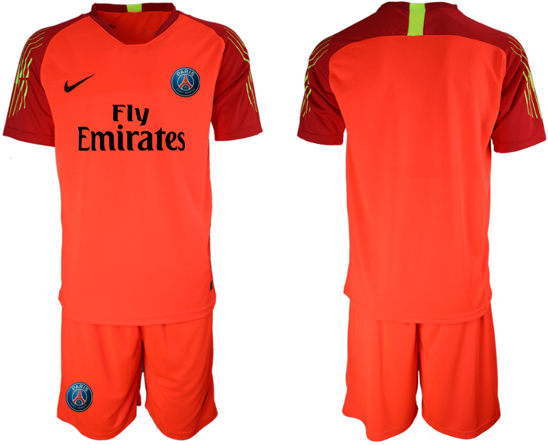 2019-20 Paris Saint-Germain Red Goalkeeper Soccer Jersey