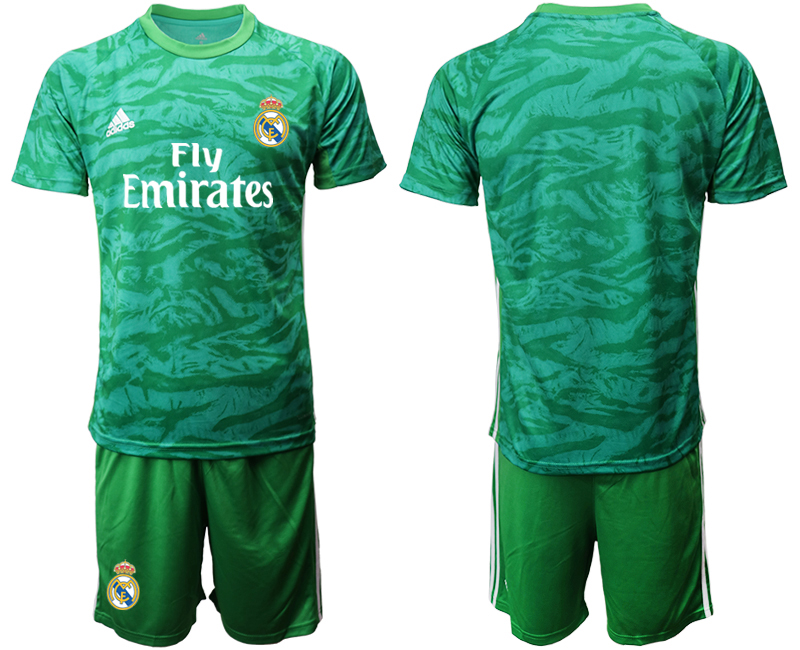 2019-20 Real Madrid Green Goalkeeper Soccer Jersey