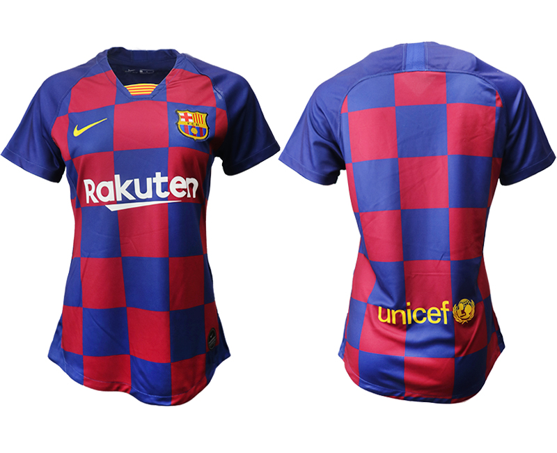 2019-20 Barcelona Home Women Soccer Jersey