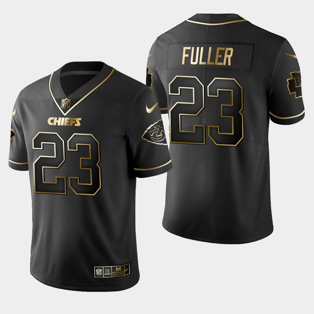 Nike Chiefs 23 Kendall Fuller Black Gold Vapor Untouchable Limited Jersey - Click Image to Close