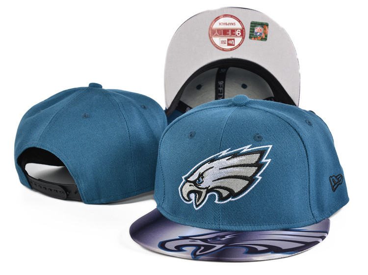 Eagles Team Logo Blue Adjustable Hat SF