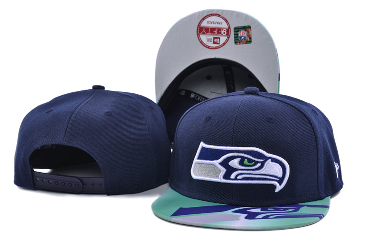 Seahawks Fresh Logo Navy Adjustable Hat SF