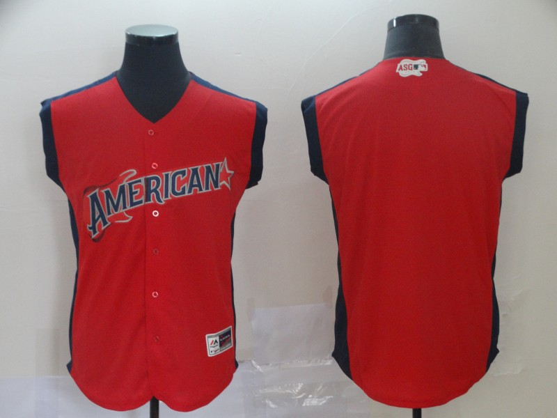 American League Red 2019 MLB All-Star Workout Team Jersey