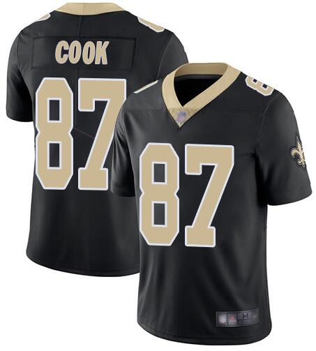 Nike Saints 87 Jared Cook Black Vapor Untouchable Limited Jesey - Click Image to Close