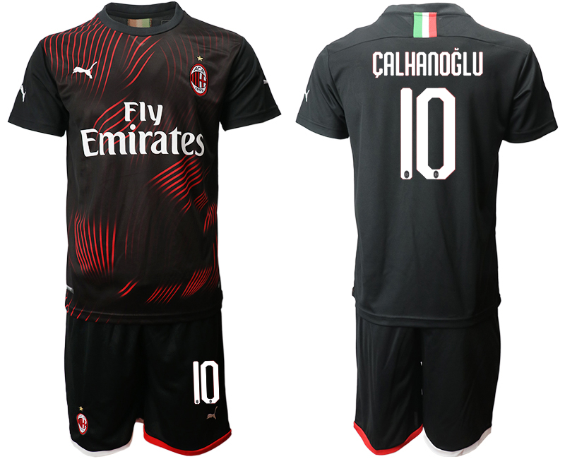2019-20 AC Milan 10 CALHANOGLU Third Away Soccer Jersey