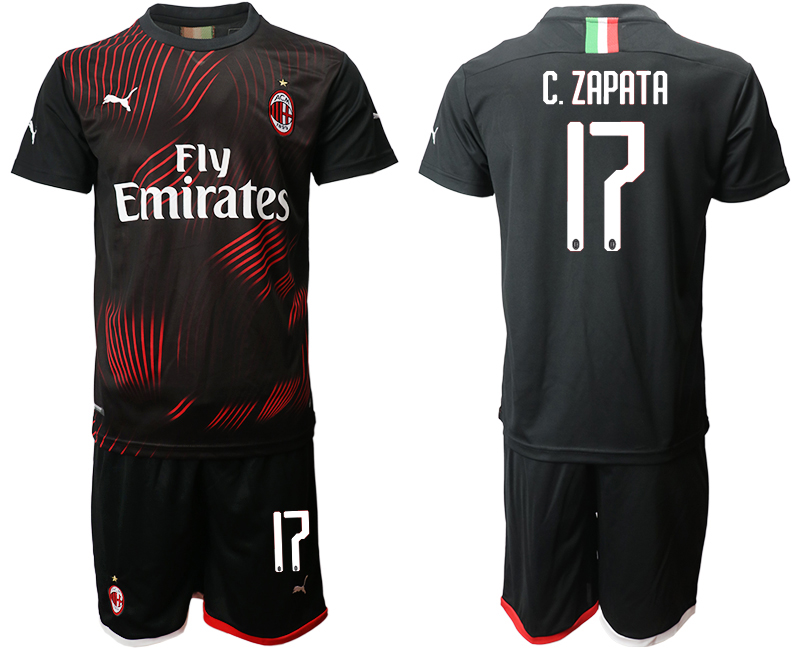 2019-20 AC Milan 17 C.ZAPATA Third Away Soccer Jersey