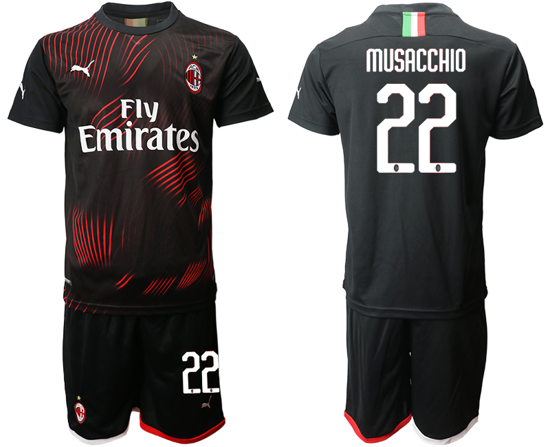 2019-20 AC Milan 22 MUSACCHIO Third Away Soccer Jersey