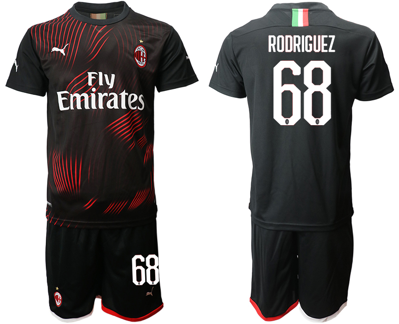 2019-20 AC Milan 68 RODRIGUEZ Third Away Soccer Jersey