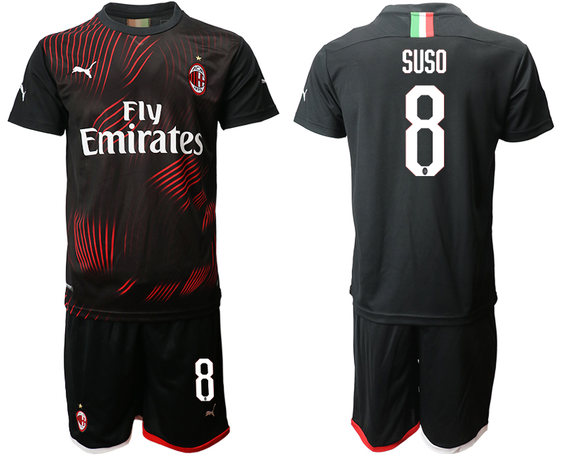 2019-20 AC Milan 8 SUSO Third Away Soccer Jersey