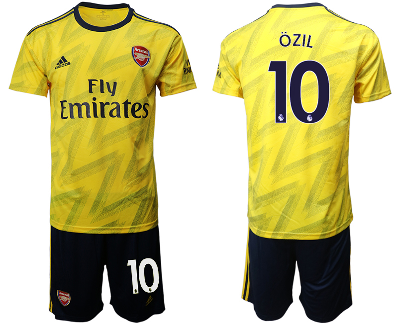 2019-20 Arsenal 10 OZIL Away Soccer Jersey