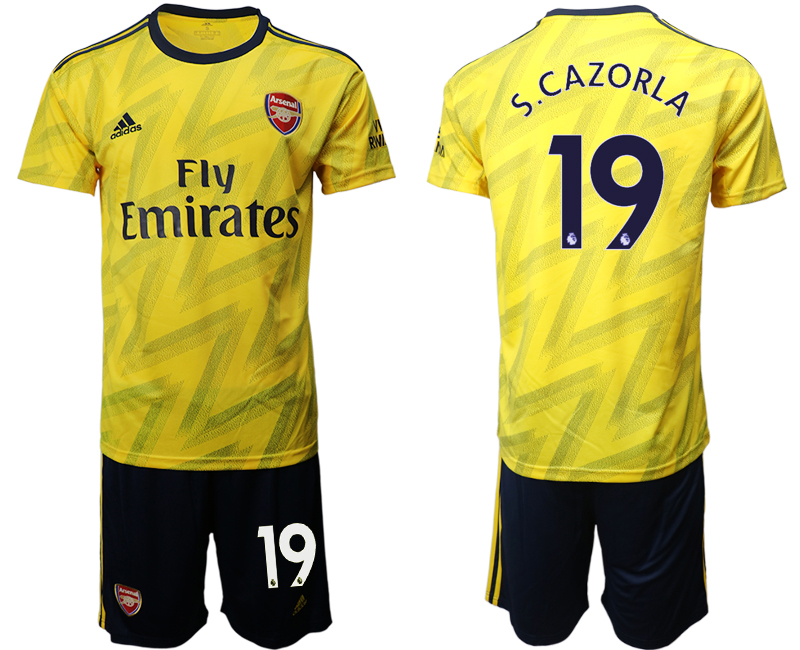 2019-20 Arsenal 19 S.CAZORLA Away Soccer Jersey