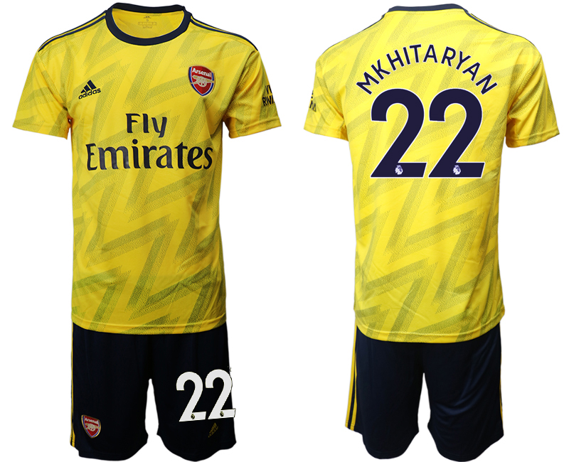 2019-20 Arsenal 22 MKHITARYAN Away Soccer Jersey