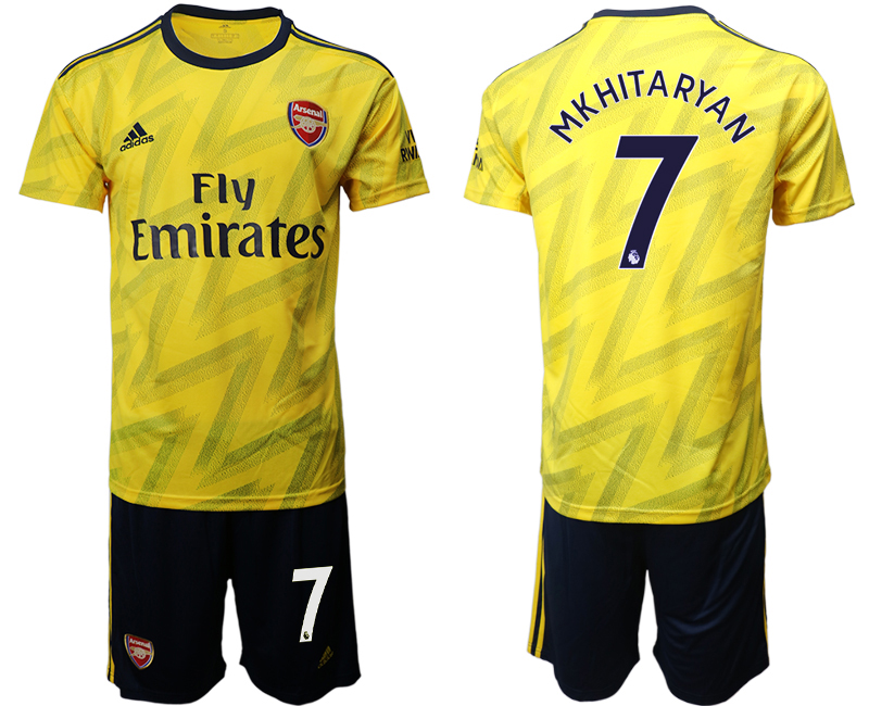 2019-20 Arsenal 7 MKHITARYAN Away Soccer Jersey