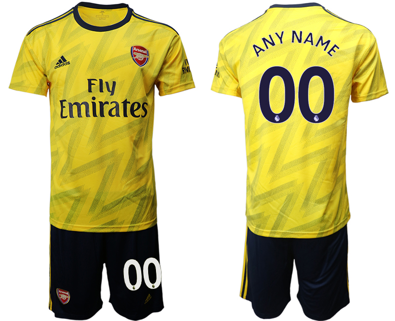 2019-20 Arsenal Customized Away Soccer Jersey