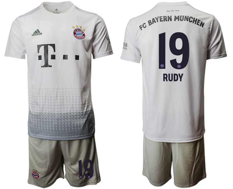 2019-20 Bayern Munich 19 RUDY Away Soccer Jersey