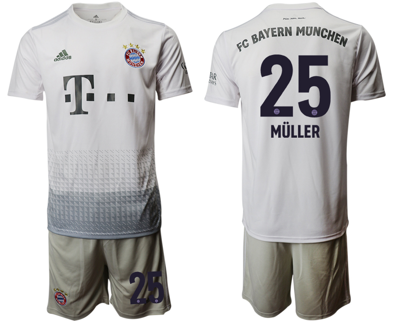 2019-20 Bayern Munich 25 MULLER Away Soccer Jersey
