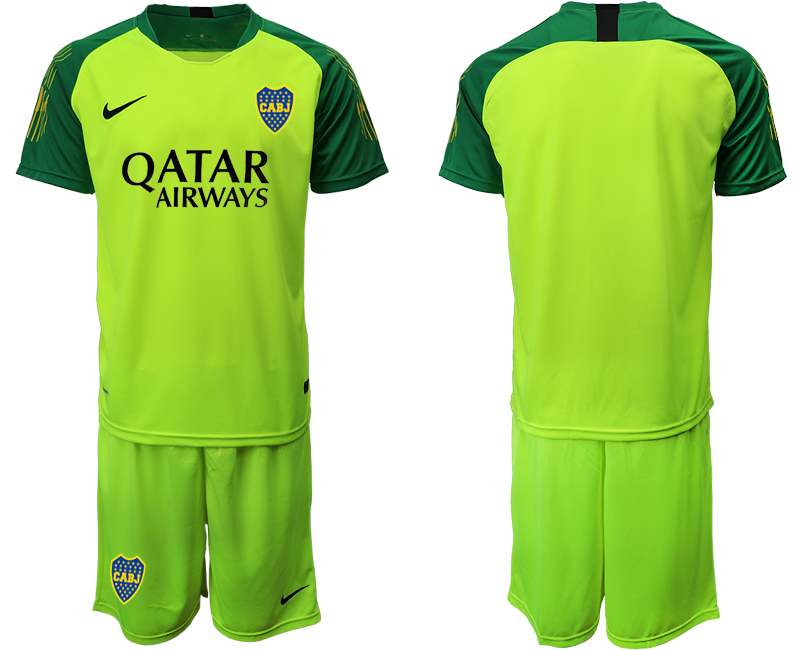 2019-20 Boca Juniors Fluorescent Green Goalkeeper Soccer Jersey