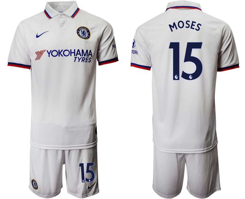 2019-20 Chelsea 15 MOSES Away Soccer Jersey