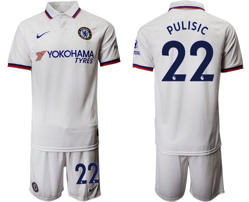 2019-20 Chelsea 22 PULISIC Away Soccer Jersey
