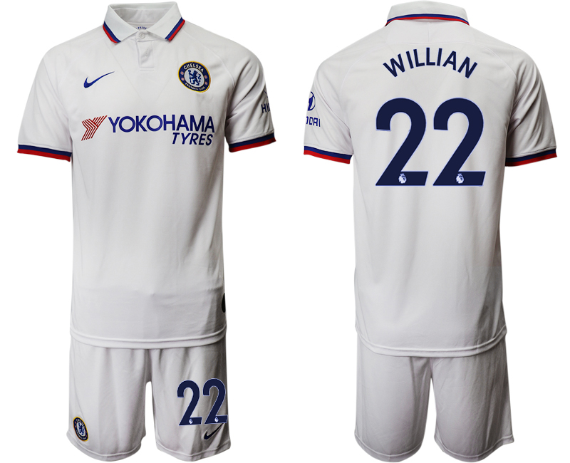 2019-20 Chelsea 22 WILLIAN Away Soccer Jersey