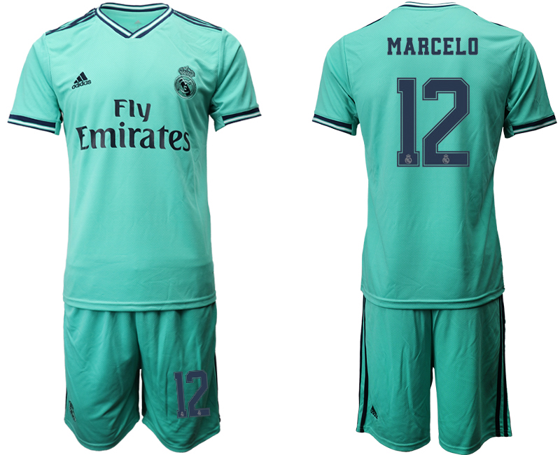 2019-20 Real Madrid 12 MARCELO Third Away Soccer Jersey