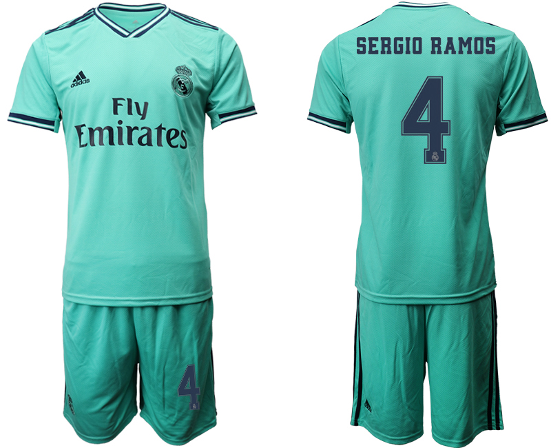 2019-20 Real Madrid 4 SERGIO RAMOS Third Away Soccer Jersey